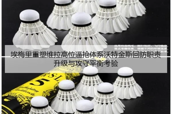 埃梅里重塑维拉高位逼抢体系沃特金斯回防职责升级与攻守平衡考验